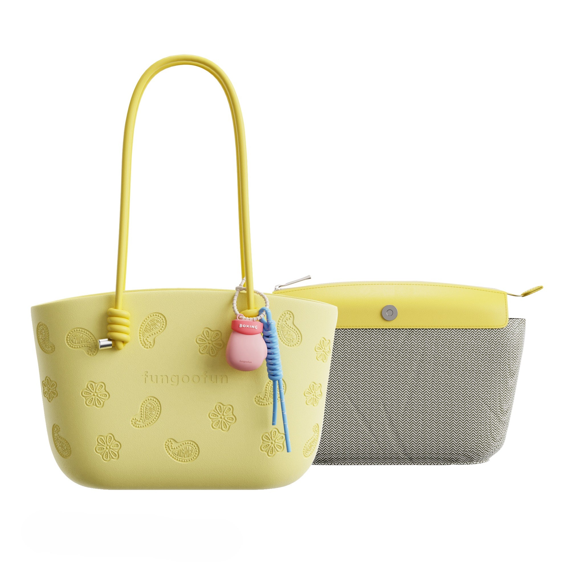 Handbag + pochette intérieure zip