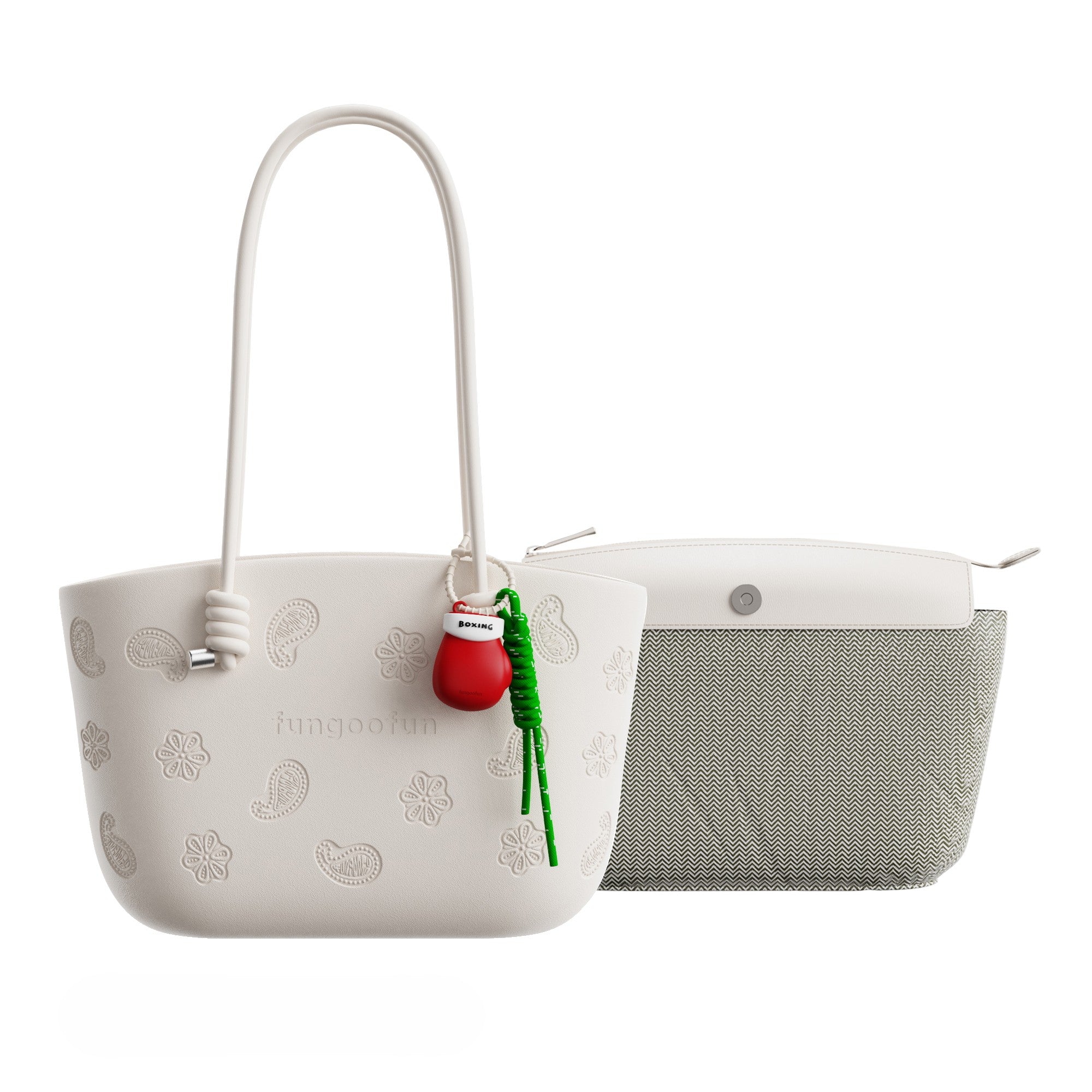 Handbag + pochette intérieure zip