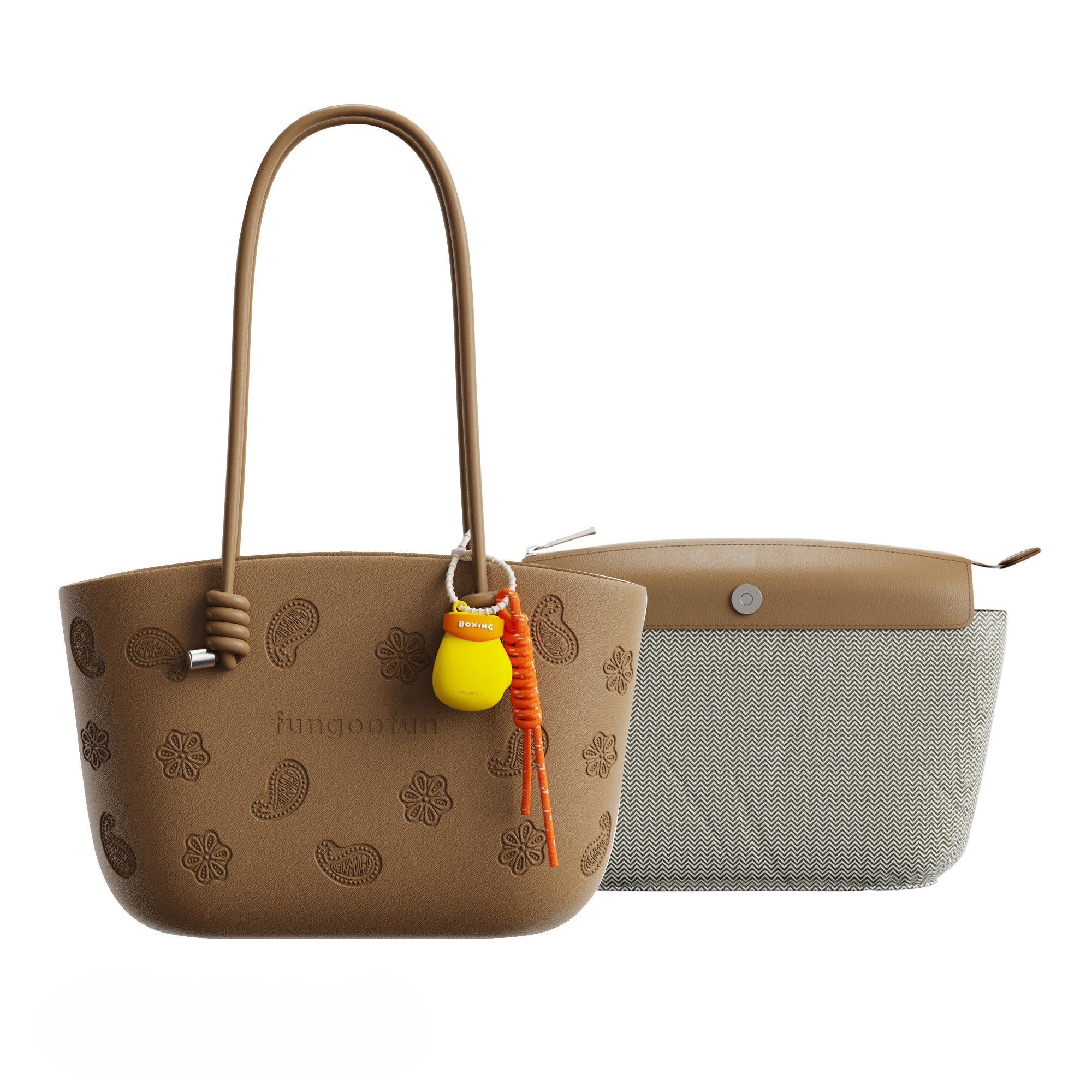 Handbag + pochette intérieure zip